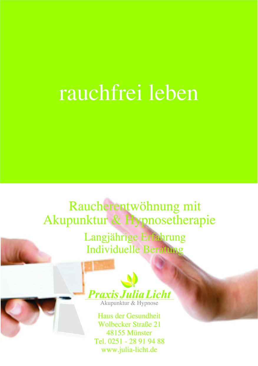 Flyer Praxis Julia Licht Münster